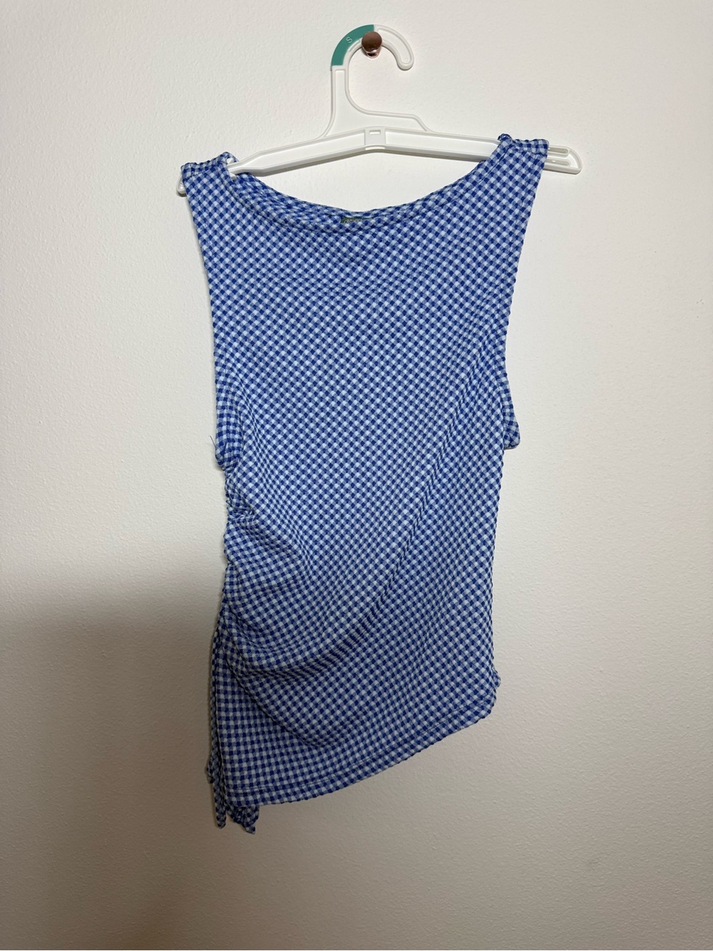 wild fable Blue Gingham Sleeveless Top
